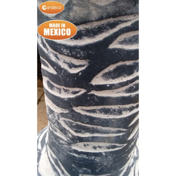 Gardeco Large Olas Mexican Chiminea In Bluey Grey | SKU: C21O.07 | Barcode: 5031599035154