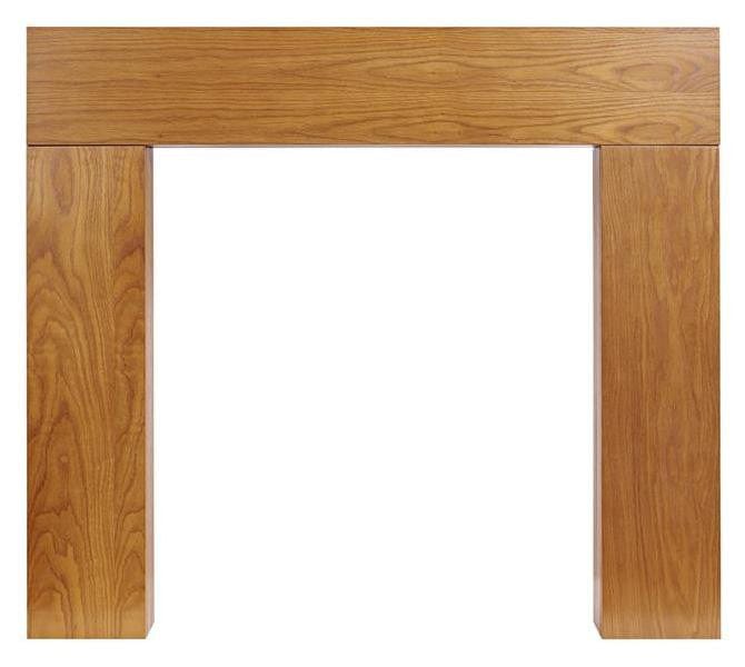 Ekofires 7080 Oak Wooden Fireplace Surround 46 Inch