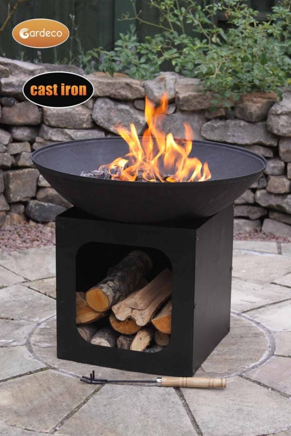 Gardeco Isla Cast Iron Firepit | SKU: ISLA | Barcode: 5031599045917