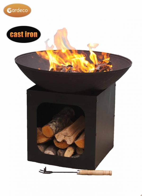 Gardeco Isla Cast Iron Firepit | SKU: ISLA | Barcode: 5031599045917