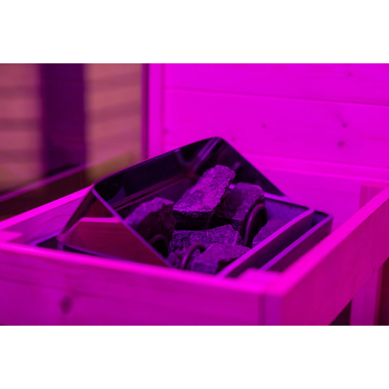 Stones Under Purple Lighting