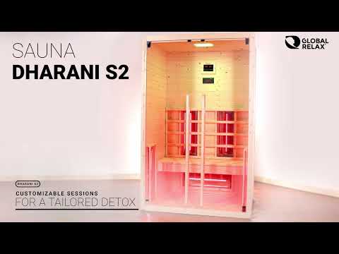 A video overview of the DHARANI S2 Infrared indoor sauna for 1 or 2 people
