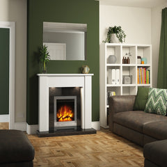 FLARE Elda 48" Micro Marble Fireplace Surround