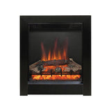 FLARE Athena 16" Inset Electric Fire In Black Finish