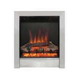 FLARE Athena 16" Inset Electric Fire In Chrome Finish