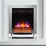 FLARE Ember 16” Inset Electric Fire In Chrome Finish