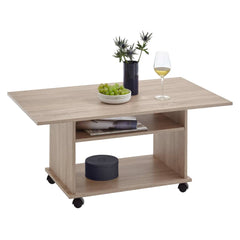 FMD Coffee Table With Castors Oak Tree | SKU: 428688 | Barcode: 4029494116659
