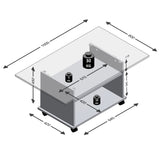 FMD Coffee Table With Castors Oak Tree | SKU: 428688 | Barcode: 4029494116659