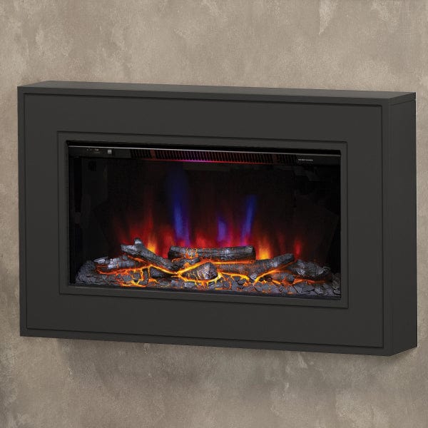 FLARE Albali 38" Wall Mounted Electric Fire In Anthracite Finish