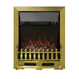 FLARE Bayden 16" Inset Electric Fire In Brass Finish With Remote Control
