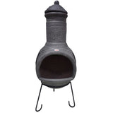 Gardeco Extra Large Tosca Mexican Chiminea In Dark Grey | SKU: C5TOS.46 | Barcode: 5031599050768