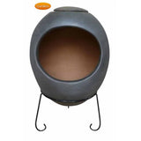 Gardeco Extra Large Ellipse Mexican Chiminea In Charcoal Grey | SKU: C10.13 | Barcode: 5031599035024 | Weight: 29kg