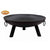 Gardeco Large Dakota Black Steel Firepit | SKU: DAKOTA-80-S | Barcode: 5031599046693