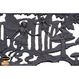 Gardeco Steel Framed Cast Iron Bench With Fairies | SKU: BENCH-FAIRIES | Barcode: 5031599046648