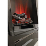 Realistic Log Bed Of FLARE Novus 22" Widescreen Inset Electric Fire