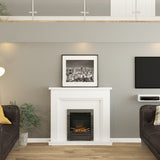 FLARE Lancing 48” Electric Fireplace In A Room Setting