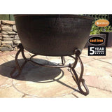 Gardeco Meredir Cast Iron Fire Bowl In Bronze | SKU: MEREDIR | Barcode: 5031599045511