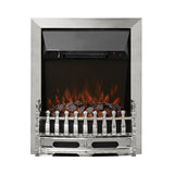 FLARE Bayden 16" Inset Electric Fire In Chrome Finish With Remote Control