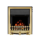 FLARE 16" Fazer Inset Electric Fire In Brass Finish