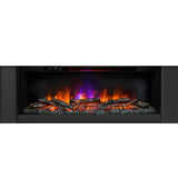 Log Bed Of FLARE Oxton Chimney Breast 63" Electric Fireplace