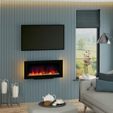 FLARE 38" Amari Wall Mounted Electric Fire In A Room Setting