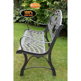 Gardeco Cast Iron Bench With Tree In A Garden Setting | SKU: BENCH-TREE | Barcode: 5031599039459