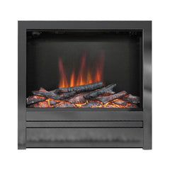 FLARE Novus 22" Widescreen Inset Electric Fire In Black Nickel Finish