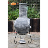 Gardeco Large Grey Iguana Mexican Chiminea | SKU: C21IGUA.73 | Barcode: 5031599051345
