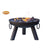 Gardeco Medium Dakota Black Steel Firepit | SKU: DAKOTA-50 | Barcode: 5031599046686