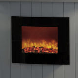 FLARE Quattro 25" Curved Wall Mounted Electric Fire