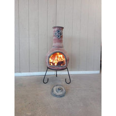 Gardeco Extra Large Ramona Mexican Chiminea In Red | SKU: C5RAM.02 | Barcode: 5031599050881