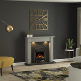 FLARE Broadwell 48" Electric Fireplace In A Room Setting