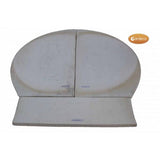 Back View On Gardeco Pizzaro Chimalin AFC Pizza Oven | SKU: AFC-PO1.00 | Barcode: 5031599044668