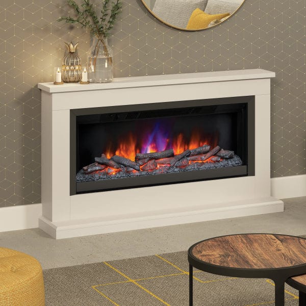 FLARE Hansford Grande 52” Electric Fireplace In A Room Setting