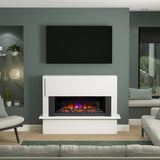 FLARE 63" Fairview Electric Fireplace In A Room Setting