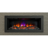 FLARE 45" Avella Grande Inset Wall Mounted Electric Fire In Matt Black Finish