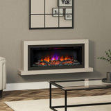 FLARE Elyce Grande 55" Wall Mounted Electric Fire In A Room Setting