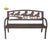 Gardeco Steel Framed Cast Iron Bench With Horses | SKU: BENCH-HORSES | Barcode: 5031599039435