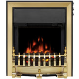 FLARE 16" Fazer Inset Electric Fire In Brass Finish