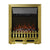 FLARE Bayden 16" Inset Electric Fire In Brass Finish