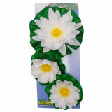 Ubbink 3 Piece Decorative Water Lilies Set White | SKU: 423543 | Barcode: 8711465894203