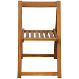 vidaXL Folding Garden Chairs 2 pcs Solid Acacia Wood | SKU: 42660 | Barcode: 8718475502654
