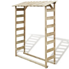 VidaXL Firewood Storage Shed 150x44x176cm - Impregnated Pinewood | SKU: 42956 | UPC: 8718475505440