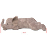 vidaXL Plush Cuddly Toy Elephant XXL 120 cm | SKU: 80193 | Barcode: 8718475509424