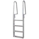 vidaXL 4-Step Dock/Pool Ladder Aluminium 167 cm | SKU: 91197 | Barcode: 8718475509677