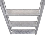 vidaXL 4-Step Dock/Pool Ladder Aluminium 167 cm | SKU: 91197 | Barcode: 8718475509677