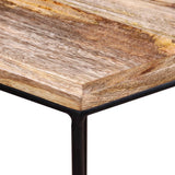 vidaXL Coffee Table Solid Mango Wood 48x48x40 cm | SKU: 243976 | Barcode: 8718475528517