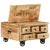 vidaXL Coffee Table Rough Mango Wood 70x70x40 cm | SKU: 243979 | Barcode: 8718475528548