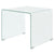 vidaXL Coffee Table Tempered Glass 49.5x50x45 cm Clear | SKU: 244188 | Barcode: 8718475530572