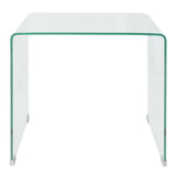 vidaXL Coffee Table Tempered Glass 49.5x50x45 cm Clear | SKU: 244188 | Barcode: 8718475530572